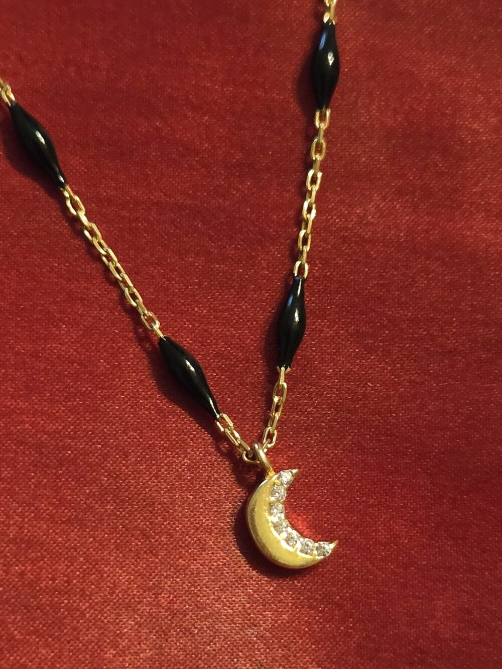 Argento Vivo Crescent Necklace